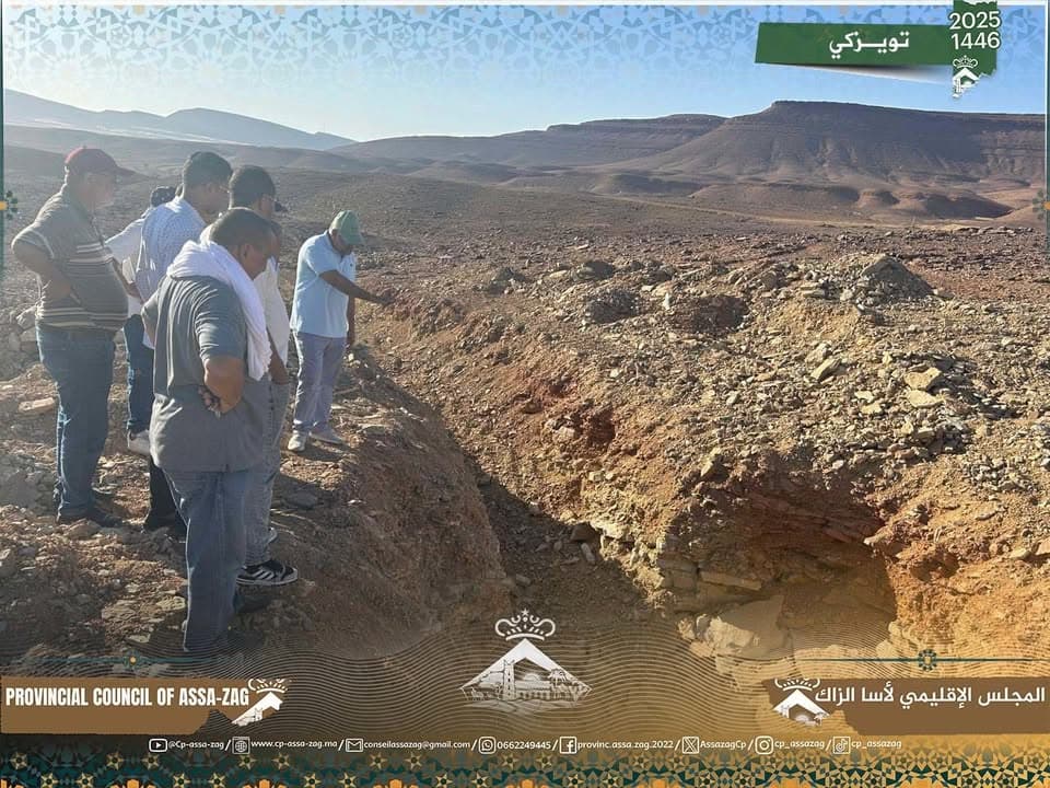 رئيس المجلس الإقليمي لآسا الزاگ يتفقد مشاريع التهيئة الحضرية بثلاث جماعات